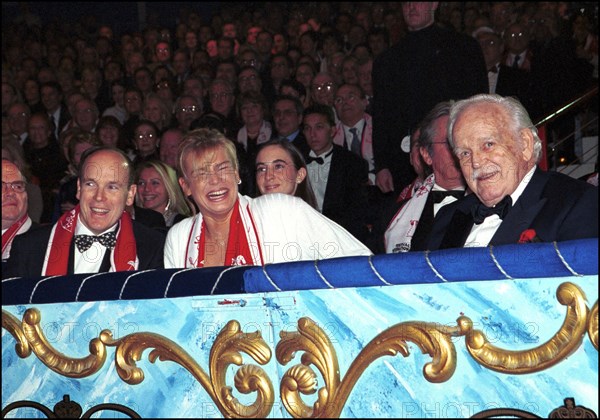 01/23/2001. The Monaco Circus Festival: awards ceremony.