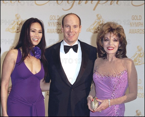 02/21/2001. 41st Monte Carlo TV festival awards ceremony.