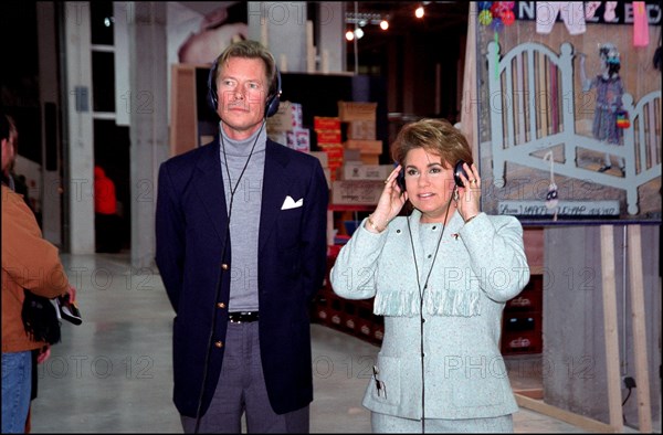 02/00/2002. Grand duke and duchess of Luxembourg, Henri and Maria Theresa, in Paris