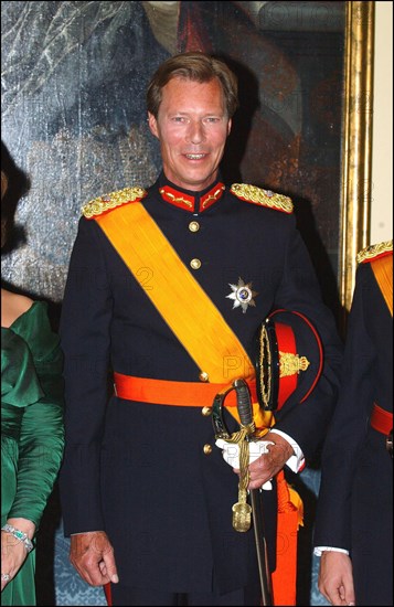 06/23/2003. Grand Duchy of Luxembourg celebrates National Day: reception at the "Grand Palais"