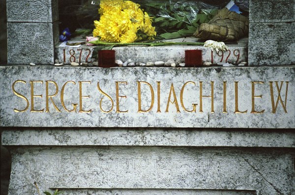 Tombe de Serge de Diaghilev au Cimetière San Michele à Venise