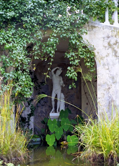 Villa Ephrussi de Rothschild jardins, jardin italien florentin