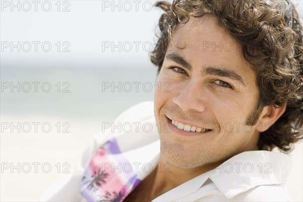 Close up of man smiling. Date : 2007