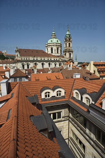 City rooftops.