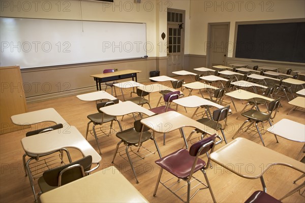 Empty classroom. Date : 2008