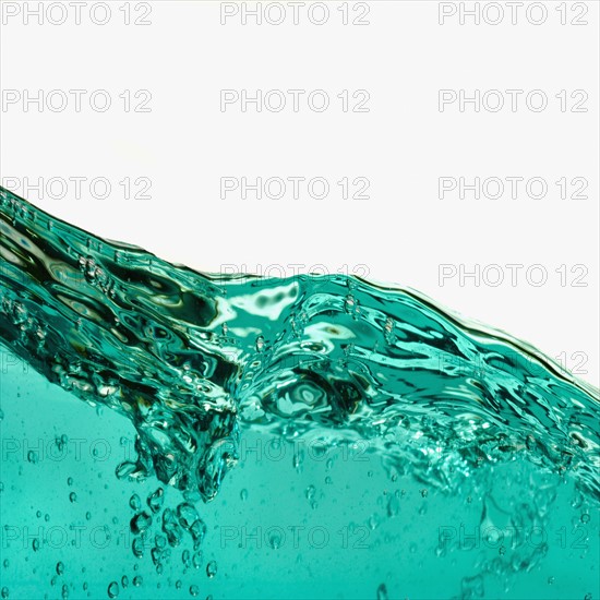 Abstract blue wave. Photographe : Joe Clark