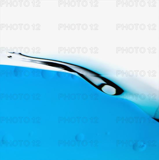 Abstract blue wave. Photographe : Joe Clark