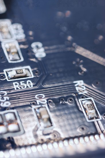 Circuit Board, close-up.