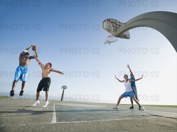 Basketball players