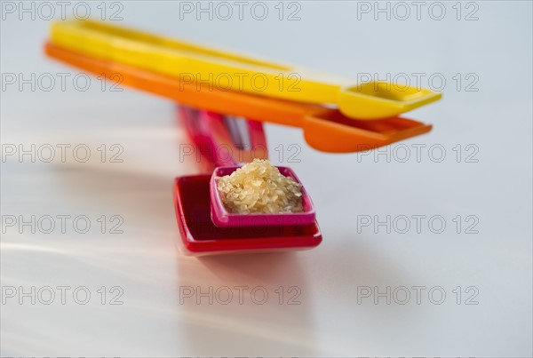 Measuring spoons. Photo : Daniel Grill