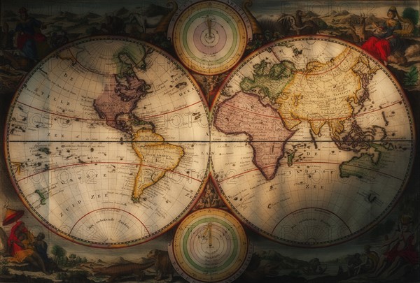 Antique world map.