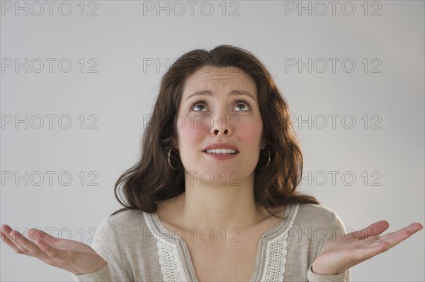 Studio shot of young woman.