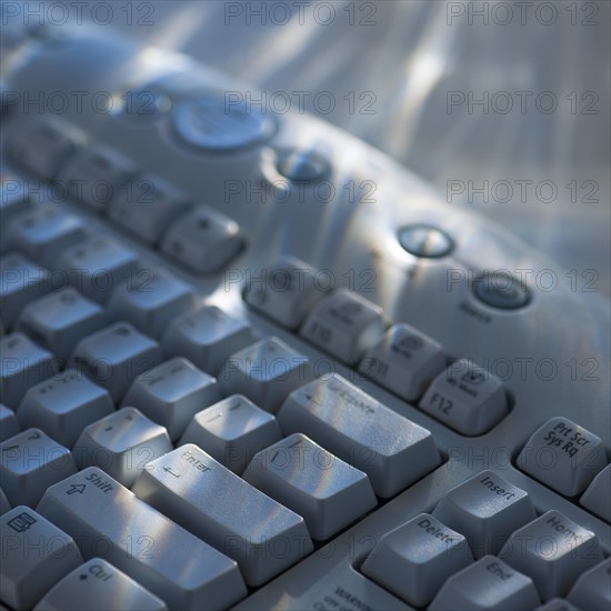 Studio shot of computer keyboard.