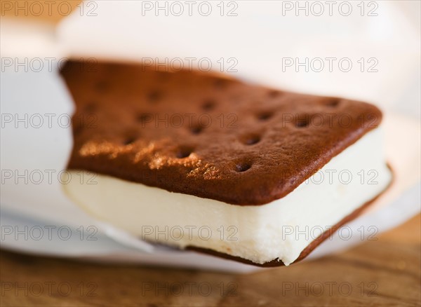 Close up of ice cream sandwich. Photo: Jamie Grill