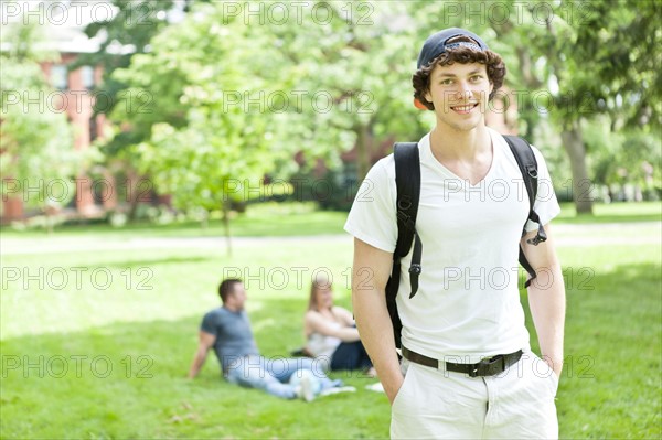Portrait of male student on campus. Photo: Take A Pix Media