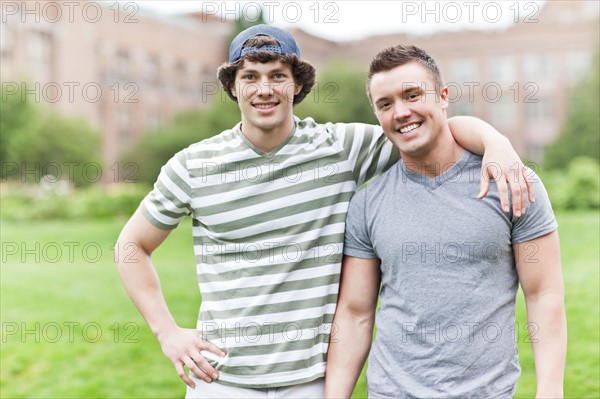 Portrait of two men on campus. Photo: Take A Pix Media