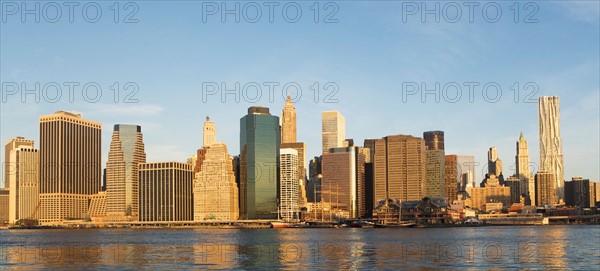 USA, New York State, New York City, City skyline. Photo : fotog