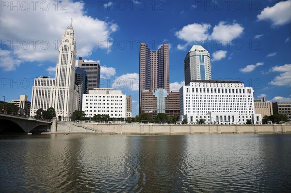 USA, Ohio, Columbus skyline. Photo: Henryk Sadura