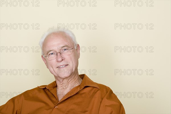 Portrait of happy senior man. Photo : Rob Lewine