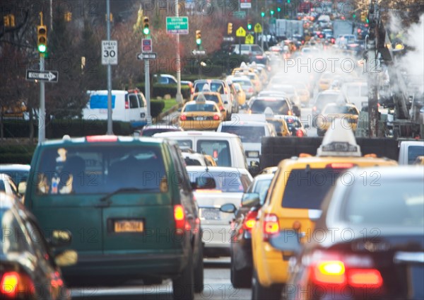 USA, New York state, New York city, traffic jam. Photo : fotog