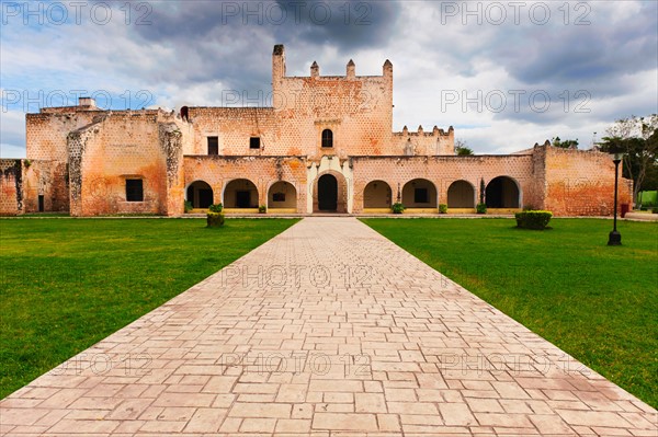 Mexico, Yucatan, Valladolid. Valladolid, Historical building.