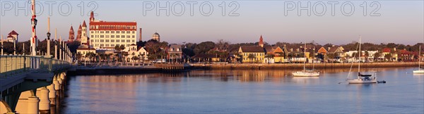 USA, Florida, St. Augustine. Panoramic view of Saint Augustine. Photo : Henryk Sadura