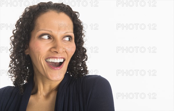 Studio shot of woman.