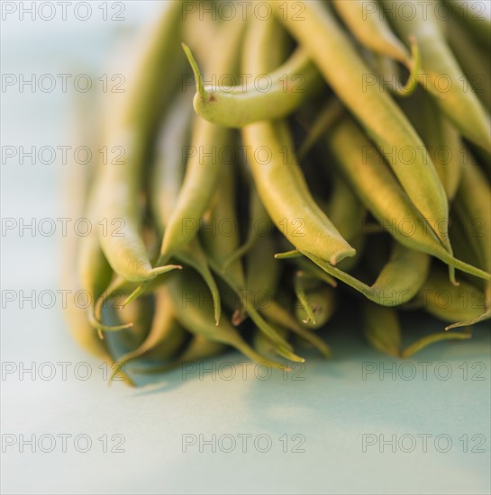 Studio shot of french green beans. Photo: Daniel Grill