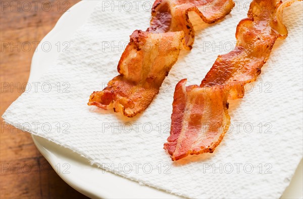 Fried bacon.