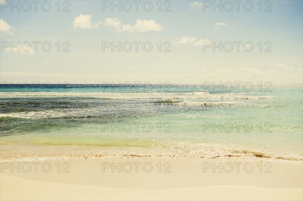 View of beach and waves