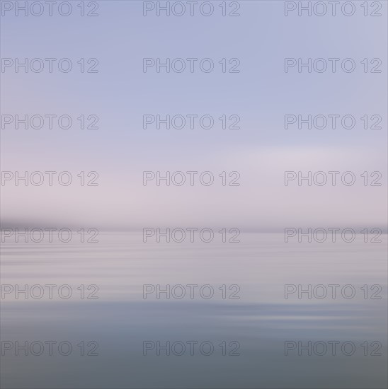 View of lake at dusk