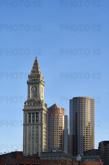 Skyscrapers in financial district