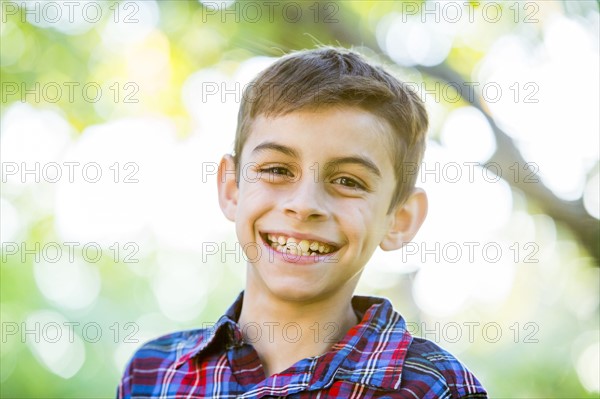 Portrait of smiling boy