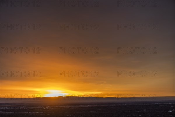 Clouds in sky at sunset