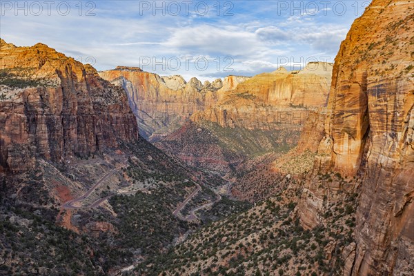 Canyon at Zion National Park in Utah, USA