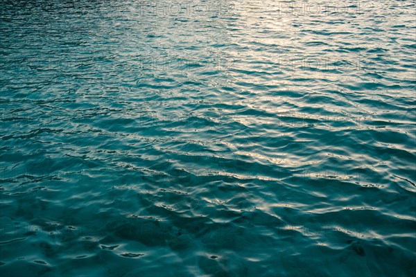 High angle view of rippling ocean surface