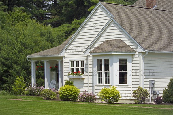 Exterior of a single family home