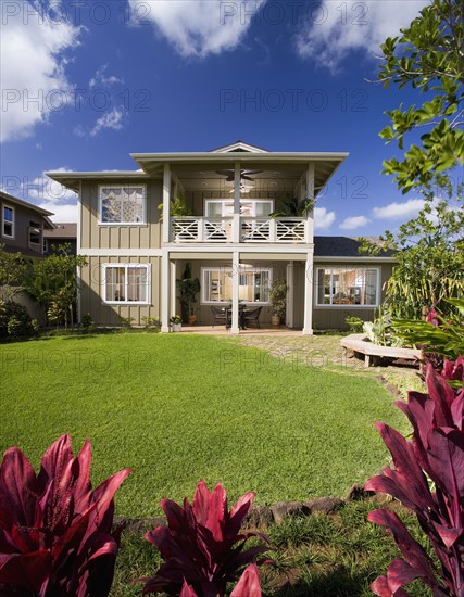 Rear Exterior of Craftsman Style Home