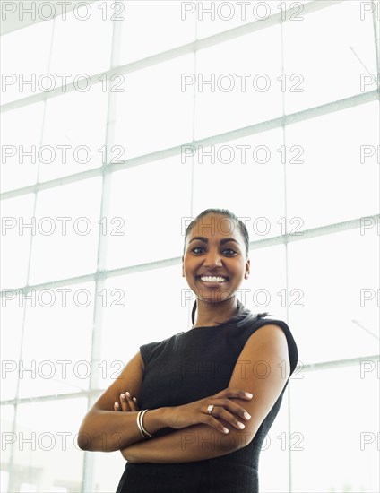 Indian businesswoman smiling