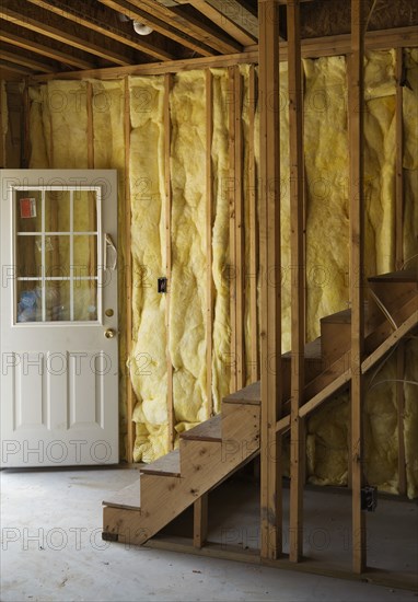 House interior during renovation