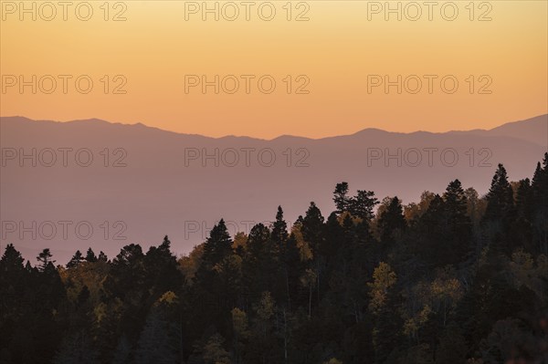 Usa, New Mexico, Santa Fe, Sangre De Cristo Mountains, Santa Fe, New Mexico, USA