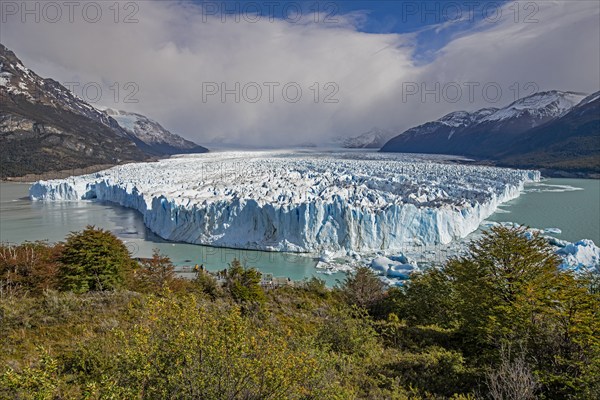 Argentina, Santa Cruz, El Calafate, Clouds over Perito Moreno Glacier , El Calafate, Santa Cruz, Argentina