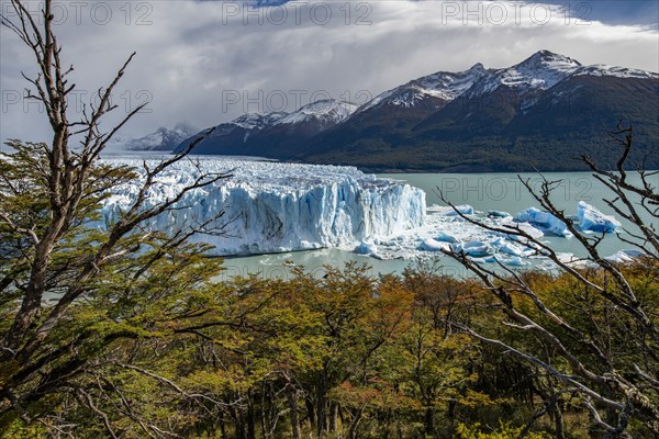 Argentina, Santa Cruz, El Calafate, Clouds over Perito Moreno Glacier, El Calafate, Santa Cruz, Argentina