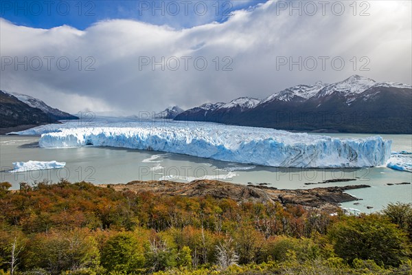 Argentina, Santa Cruz, El Calafate, Clouds over Perito Moreno Glacier, El Calafate, Santa Cruz, Argentina