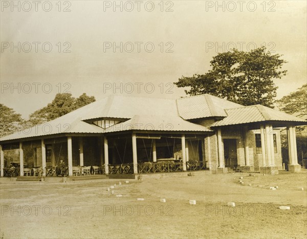 Rangoon Golf Club. The newly opened club house at the Rangoon Golf Club. Rangoon (Yangon), Burma (Myanmar), circa 1952. Yangon, Yangon, Burma (Myanmar), South East Asia, Asia.