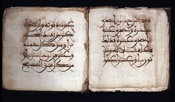 Pages of a miniature Koran