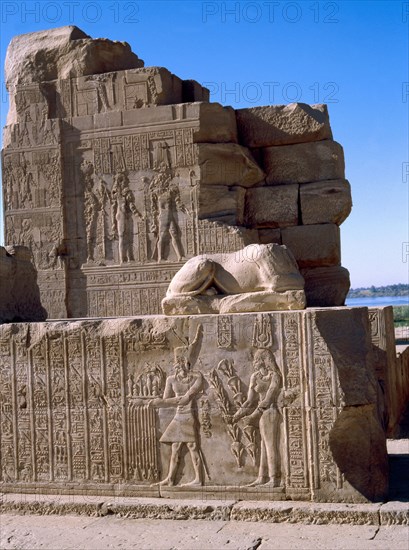 Relief from birth house at Kom Ombo