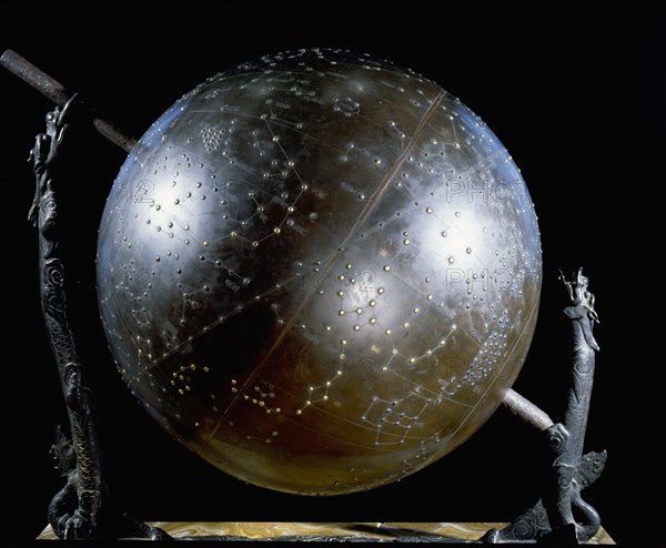 A celestial globe attributed to Shibukawa Shunkai, one of the greatest Japanese astronomers