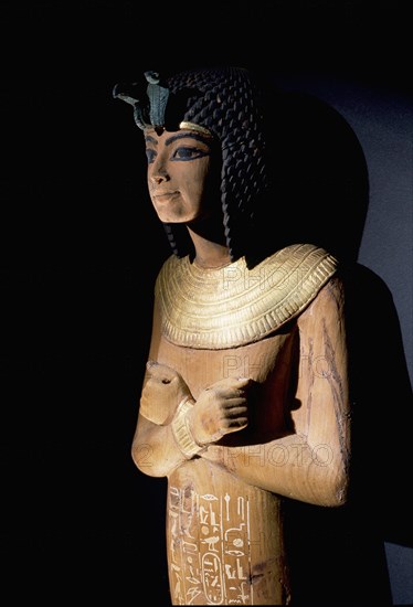 One of the many shabti from the tomb of Tutankhamun