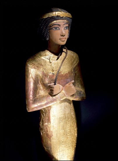 One of the many shabti from the tomb of Tutankhamun